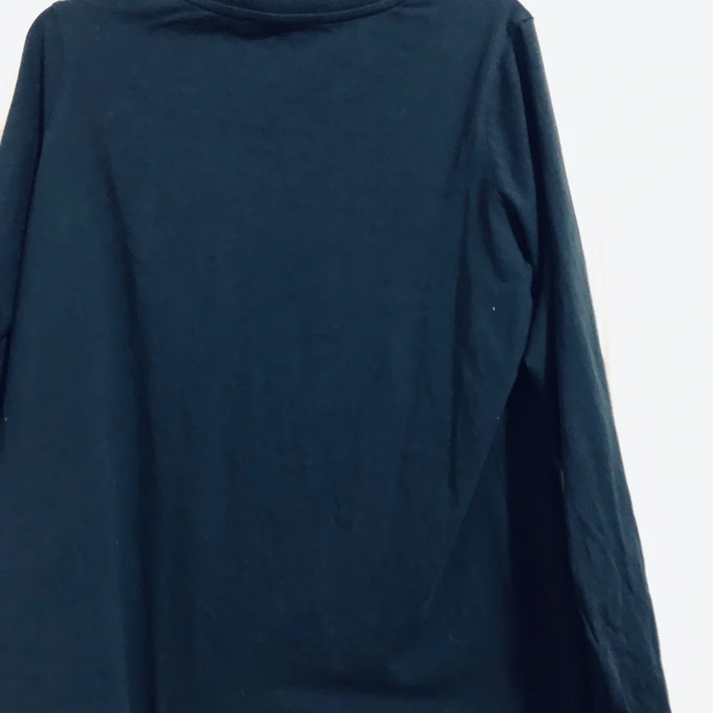Adidas Black and White Long Sleeve Tee - Picture 6 of 9